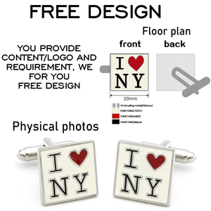 Gemelos de Metal personalizados de fábrica, logotipo de Clip de corbata DIY, gemelos de acero inoxidable para hombres de negocios, accesorios de aleación de <span class=keywords><strong>Zinc</strong></span>, joyería - Product Image 3