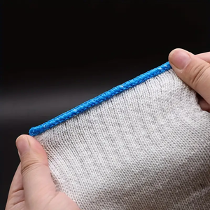 Guantes de algodón de trabajo de seguridad blancos blanqueados 10G de alta calidad Guantes de seguridad de punto Guantes de algodón blancos baratos - Product Image 4