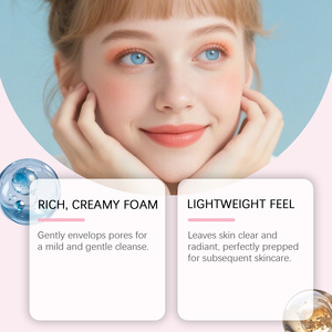 Limpiador hidratante cinco en uno, denso, con sensación ligera en la piel, suavizante y limpiador facial diario. - Product Image 3