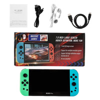 Console de jeu vidéo portable X80 PRO, écran 7 pouces, lecteur de jeux rétro classique, joystick, pour enfants, cadeaux d'anniversaire, jouets