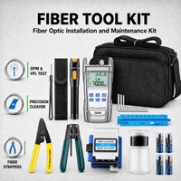 Kit de clivage de fibres optiques FC-6S, ensemble d'outils de raccordement à froid FTTH avec compteur de puissance, VFL et dénudeurs, garantie 1 an, vente en gros usine