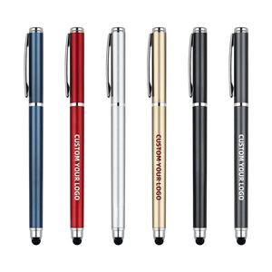 Luxurious Custom Logo Gel <b>Pen</b> 0.5mm Metal Office Stationery with Electronic Screen Touch - Product Image 1