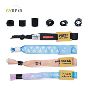 Pulsera tejida de tela <span class=keywords><strong>Rfid</strong></span> Nfc personalizada de alta calidad con etiqueta Nfc para eventos, festivales y fiestas - Product Image 2