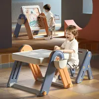 Vorschule Schreibtische Multifunktion ale Magnet zeichnung Kunststoff Baustein Tisch Spielen Baby Aktivität Kind Lego Tisch und Stuhl