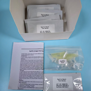 Kit de Prueba Rápida de Antígeno de Sífilis Prequalificado por la OMS para Detección Temprana POCT para Uso Profesional - Product Image 1