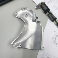 Pièces usinées sur mesure en aluminium complexe par usinage CNC 5 axes, à tolérances strictes, pour structure mécanique