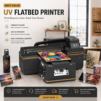 Nouvelle imprimante UV automatique 2026 Pro A46Pro 40x60cm format A2 avec double tête d'impression pour autocollants DTF et cartes, idéale pour les cadeaux personnalisés