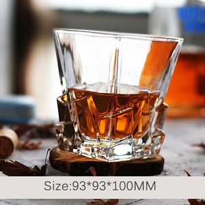 Logotipo personalizado grabado de vidrio de whisky giro especial whisky 293ml Saft elegante vasos de cristal - Product Image 2