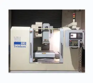 Düşük fiyat kullanılan çin tayvan çin Twinhorn VH 650/850/1010 CNC freze makinesi 3 eksen CNC merkezi