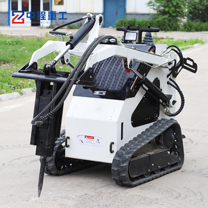 ENVÍO GRATUITO Minicargadora China con Ruedas, Certificación CE/EPA, con Cucharón, Zanjadora y Arado Rotatorio - Product Image 4