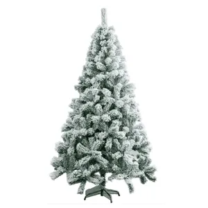 专业批发超薄植绒人造圣诞树装饰用途