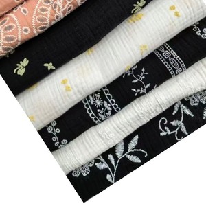 Tessuto <span class=keywords><strong>Mussola</strong></span> Increspato Organico Leggero Personalizzabile con Stampa, 100% Cotone a Due Strati per Camicie da Bambino/a - Vendita Calda - Product Image 6