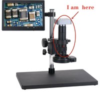 Ensemble de caméra numérique pour microscope monoculaire et trinoculaire USB, pour la réparation de circuits imprimés de téléphones portables, outils de soudure