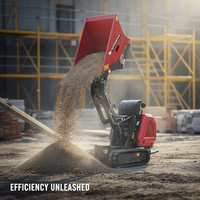 Rhinoceros XN800 800KG 900kg Mini-Dumper Landwirtschaftliche Ladekapazität Kipper/Raupendumper