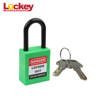 Cadenas de sécurité Lockey en nylon avec anse de 38 mm, cadenas, candados