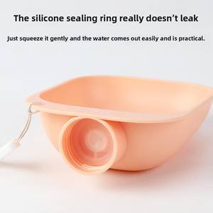 Bouteille d'eau portable pliable en silicone pour chien et voyage, gamelle en plastique écologique pour intérieur – Vente en gros - Product Image 2