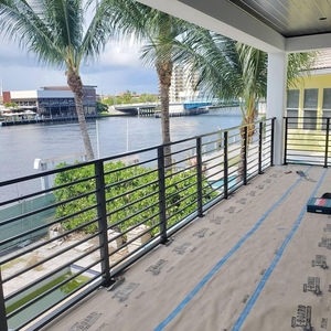 Balustrade moderne en acier inoxydable pour les marches de villa, kit de garde-corps d'escalier en acier - Product Image 5