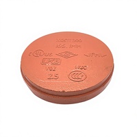Plaque d'obturation hexagonale anti-corrosion conforme aux normes nationales avec tête de bouchon à serrage thermique pour tuyaux d'incendie