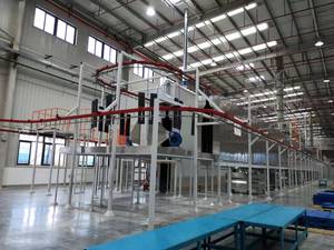 Equipo de Pintura en Polvo Directo de Fábrica GH para Línea de Producción de Recubrimiento de Cercas de Acero y Hierro con Motor de Bomba Principal y PLC - Product Image 4