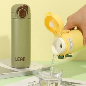 Phong cách mới phích cup với khóa nảy Bìa thông minh chai nước hiển thị nhiệt độ chân không bình thermoses - Product Image 1