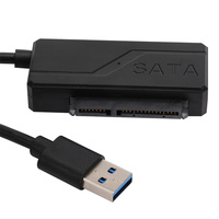 Prise en charge du câble adaptateur Usb A 2.5 vers Sata Ssd/hdd 5Gbps 3.5/3.0 pouces