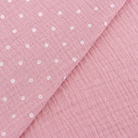 XNZTEX JURAVICHY JF2561 100% Bio-Baumwolle Bubble Crepe Musselin-Gaze-Stoffrolle für Babywindeln & Kissen - Mädchen Gewebte Ausführung