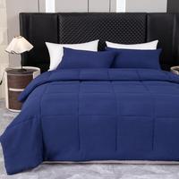 Ensemble de literie matelassé multicolore en gros, ensemble de couette Queen personnalisé, ensemble de couverture matelassée en polyester