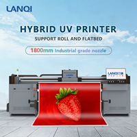 Imprimante à jet d'encre UV de qualité industrielle LANQI avec tête d'impression Ricoh, semi-automatique, pour l'impression sur film d'emballage d'œufs, nouvelle