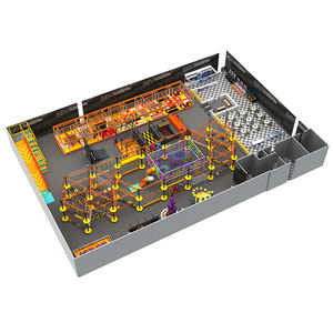 Parc de jeux intérieur complet pour enfants avec cordes, labyrinthes, toboggans et équipements de jeu en <span class=keywords><strong>Espagne</strong></span> - Product Image 4