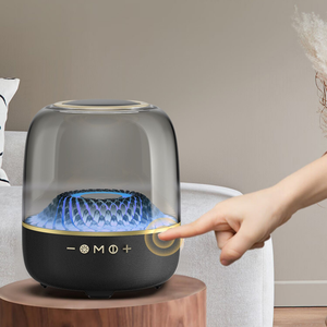 Aura Studio pour support de haut-parleur Acrylique Surround Sound Desk Stand Caractéristiques peu encombrantes pour un son de studio optimal - Product Image 3