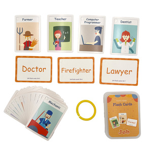 Personnalisé Coloré Animal Alphabet Flashcards Enfants Apprentissage Nombre et Anglais Lettres Illustratif Flashcards - Product Image 5