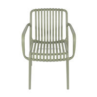 Usine FANTIAN de vente en gros de chaises en plastique PP de couleur personnalisables empilables pour chaises d'extérieur/chaises de restaurant