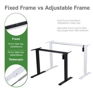Modern tek motorlu elektrikli ofis bilgisayar iş istasyonu masa yüksekliği ayarlanabilir yüksek masa çerçeve ev ofis kullanımı için - Product Image 2