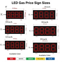 Letrero para Gasolinera con Pantalla de Precios de Combustible RS485 OIL-Show, Venta al Por Mayor de Fábrica