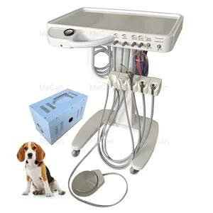Veterinário Instrumentos Unidades Preço Cadeira Odontológica Móvel Portátil <span class=keywords><strong>Animal</strong></span> Veterinários Para Animais de Estimação Máquina de Unidade Odontológica Móvel - Product Image 1