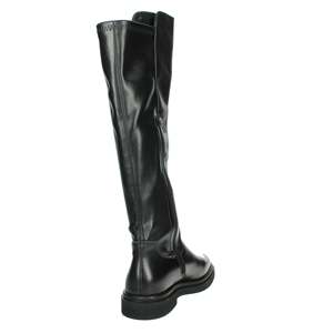 Bottes hautes pour femmes, noires, taille 36, talon plat - Product Image 3