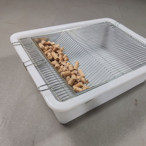 Jaula para Animales Pequeños, para Ratas, Hámsters, <span class=keywords><strong>Ratones</strong></span> y Conejos, Plástico Transpirable con Patrón Sólido, Cierre <span class=keywords><strong>de</strong></span> Botón a Presión, Bandeja <span class=keywords><strong>de</strong></span> Plástico - Product Image 3