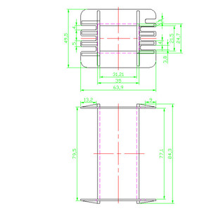 Bobines toroïdales en plastique nylon PA66 personnalisées monophasées EE EI JBK vides pour <span class=keywords><strong>transformateur</strong></span> - Product Image 5