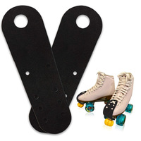 Protège-orteils plats en cuir PU de style minimaliste Protège-orteils de patin à roulettes légers Protège-orteils durables pour le plaisir