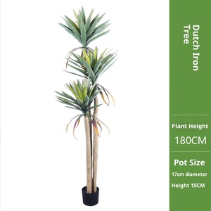 Árbol Artificial de Sisal Tropical, Planta de Plástico Ecológica, Duradera, Resistente al Agua, Ligera, de 90 cm a 180 cm de <span class=keywords><strong>Altura</strong></span>, para Interiores y Exteriores - Product Image 4