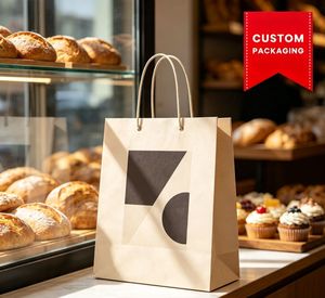 Bolsas de Papel para Compras al por Mayor con Impresión de Logotipo Personalizado, Bolsas de Papel para Minoristas Impresas Personalizadas, Bolsas de Papel para Compras Personalizadas al por Mayor - Product Image 1