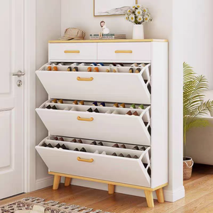 Zapatero Ultrafino y Duradero con Compartimentos, Mueble de Salón, Almacenamiento que Ahorra Espacio en la Entrada para Apartamentos Pequeños - Product Image 3