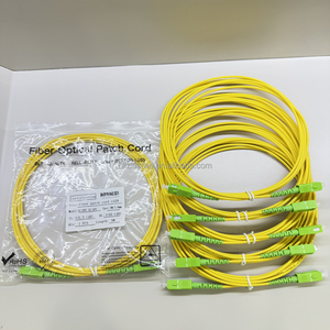 สายแพทช์คอร์ดแบบ Single-Mode SC/APC LSZH สีเหลือง สำหรับเครื่องแปลงสัญญาณออปติคอล CATV สายเคเบิลสื่อสารไฟเบอร์เดี่ยว - Product Image 6