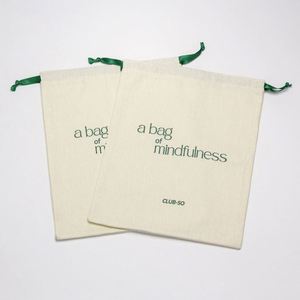 Sac à poussière en coton naturel avec cordon de serrage, directement de l'usine OEM, pour l'emballage de sacs à main, avec logo imprimé, pour chaussures, vêtements, sac de shopping en coton - Product Image 6