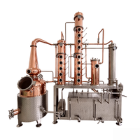 Distillateur hybride 1000L multifonctionnel pour la production de whisky et de spiritueux pour distillerie