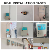 CAATM CA-2100A Moniteur de gaz numérique à 4 canaux avec affichage, système en ligne, installation facile, sortie 4-20 mA pour l'industrie