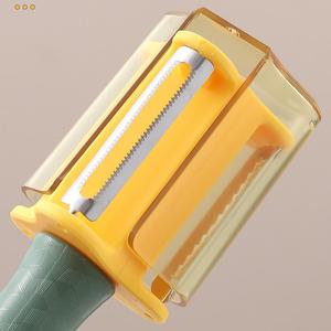 Trois en un grattoir cuisine éplucheur de légumes et de fruits en acier inoxydable rabot de stockage de légumes et de fruits - Product Image 5