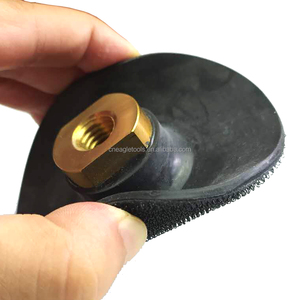 유연한 다이아몬드 연마 패드 용 4 인치 100mm 소프트 고무 백킹 패드 - Product Image 4