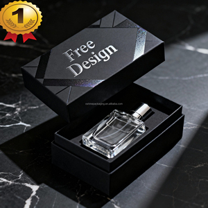 Eco-Friendly Single <b>Bottle</b> Book-Shaped Perfume <b>Box</b> Magnetic Closure Matte Black Rigid Packaging Custom Logo Liner UV Hot - Product Image 4