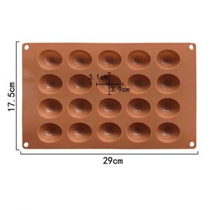 Molde de Silicona Ecológico de Grado Alimenticio con 20 Cavidades en Forma de Nuez para Chocolate, Utensilios de Cocina, Jaboneras, Resina, OEM/ODM - Product Image 2